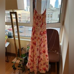 Beautiful, floral, flowy Banana Republic dress